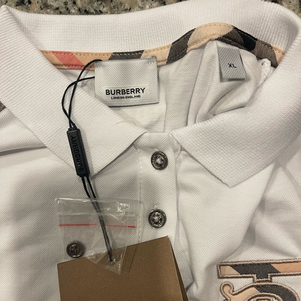 New Burberry polo shirt